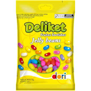 Bala Deliket Dori Frutas Sortidas Jelly Beans 150g