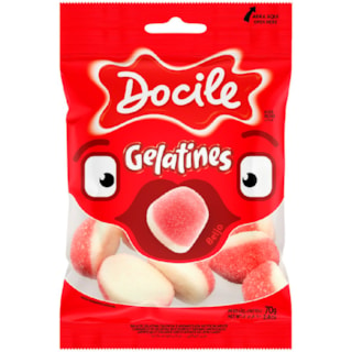 Bala Docile Gelatines Beijo 70g