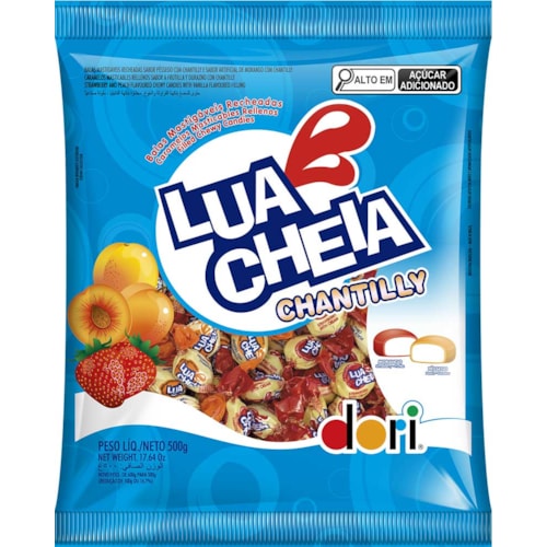 Bala Dori Lua Cheia Chantili 500g