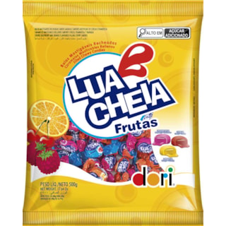 Bala Dori Lua Cheia Frutas 500g