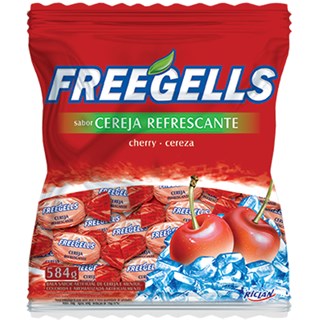 Bala Freegells Cereja 584g