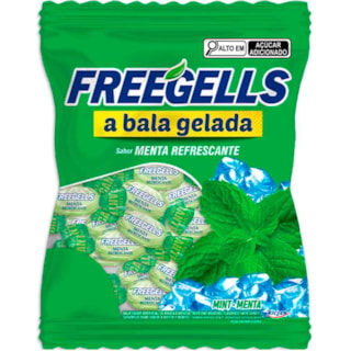 Bala Freegells Sabor Menta Refrescante 475g