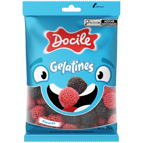 Bala Gelatines Docile Amora 250g