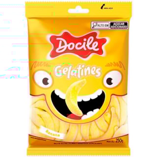 Bala Gelatines Docile Banana 250g