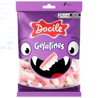 Bala Gelatines Docile Dente de Vampiro 250g