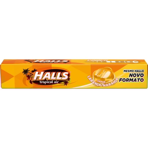 Bala Halls Laranja 28g