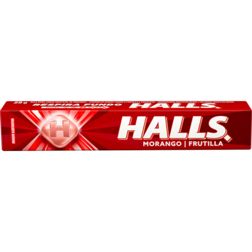 Bala Halls Morango 28g