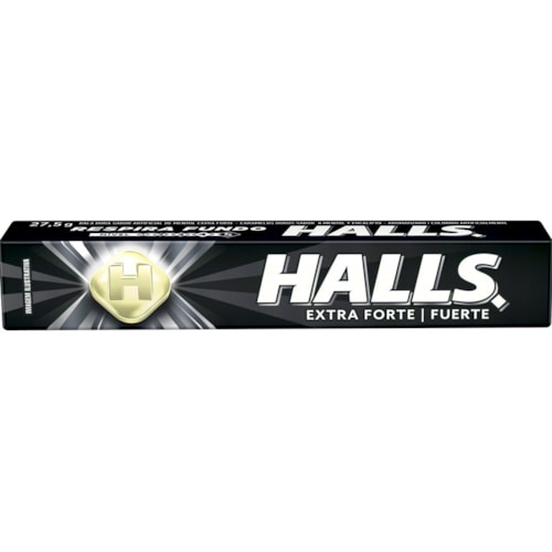 Bala Halls Preta Extra Forte 27,5g