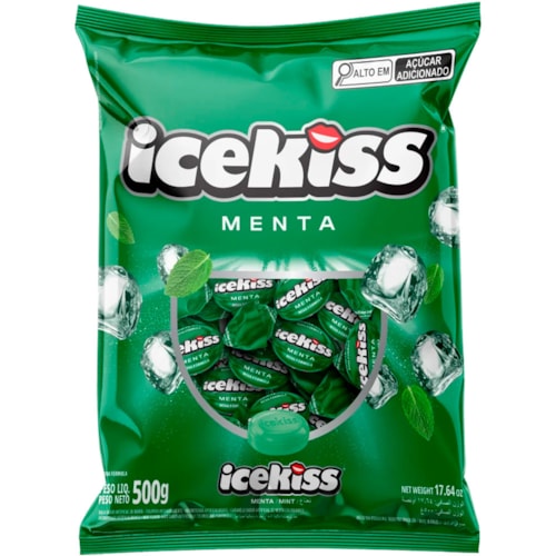 Bala Icekiss Menta 500g