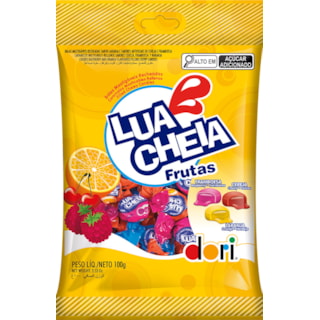 Bala Lua Cheia Dori Frutas 100g