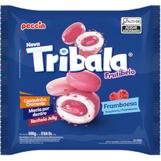 Bala Peccin Tribala Framboesa 500g