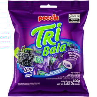 Bala Peccin Tribala Uva 100g