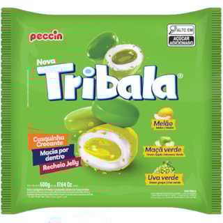 Bala Peccin Tribala Verde Sortida 500g