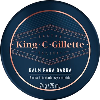 Balm Para Barba King C. GIllette Hidratante 75ml