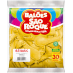 Balões São Roque Amarelo 6.5 30Un