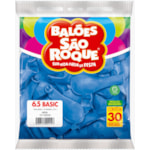 Balões São Roque Azul 6.5 30Un