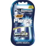 Barbeador Bic Flex3 Descartável 2Un