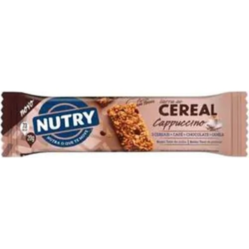 Barra de Cereal Nutry Sabor Capuccino 20g