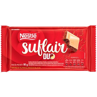 Barra de Chocolate Suflair Duo Nestlé 80g