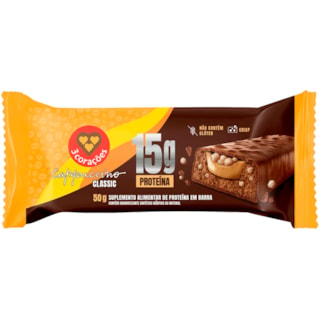 Barra de Proteína 3 Corações Cappucino Classic 50g