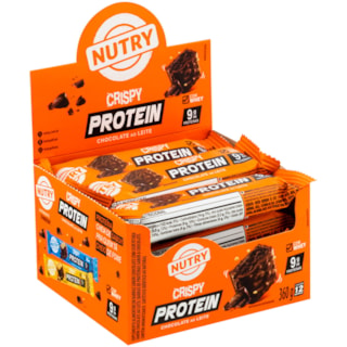 Barra de Proteína Nutry Crispy Protein Chocolate ao Leite 30g