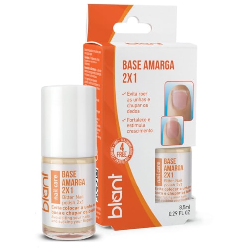 Base Amarga Para Unhas Blant 2x1 8,5ml