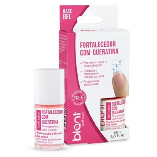 Base Fortalecedora Para Unhas Blant Queratina 8,5ml