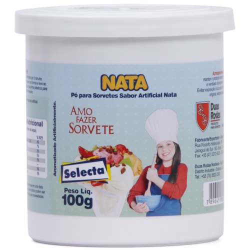 Base Saborizante para Sorvete Selecta Nata 100g