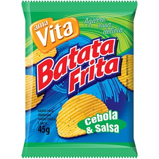 Batata Chips Amavita Cebola e Salsa 45g
