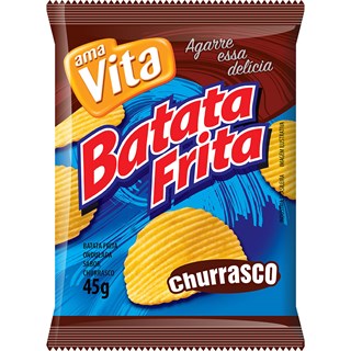 Batata Chips Amavita Churrasco 45g