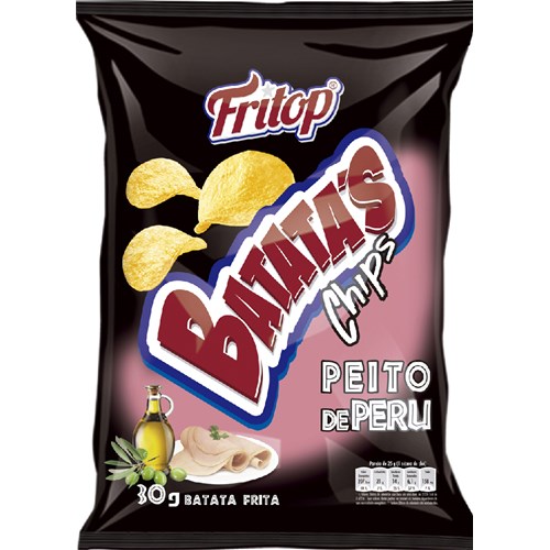 Batata Chips Fritop Lisa Peito de Peru 30g
