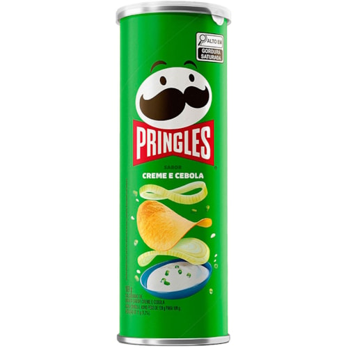 Batata Chips Pringles Sabor Creme e Cebola 109g