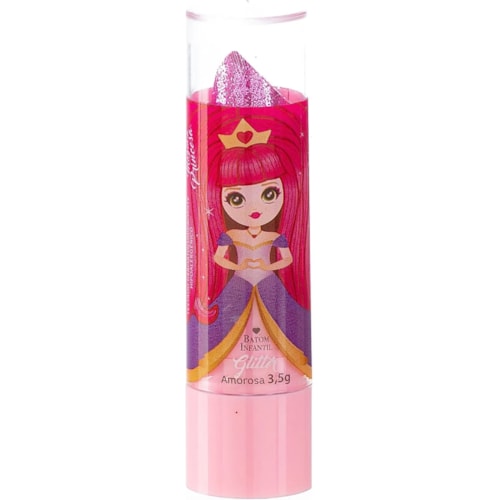 Batom Magia de Princesa Glitter Amorosa
