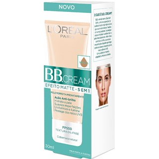BB Cream L'Oréal Paris Efeito Matte 5 em 1 FPS50 30ml