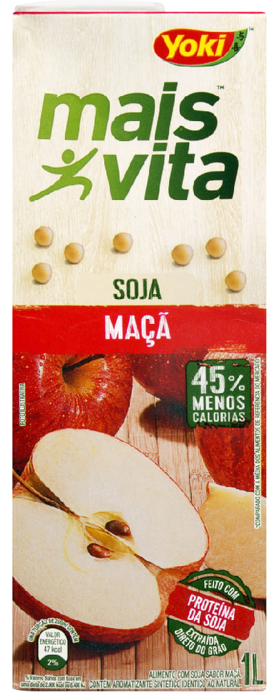 Yosuke Kawabata1台目 Bebida à Base de Soja Yoki Mais Vita Maça 1L - Destro