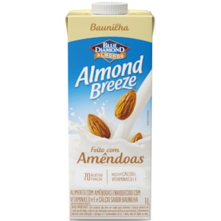 Bebida de Amêndoas Almond Breeze Baunilha 1L
