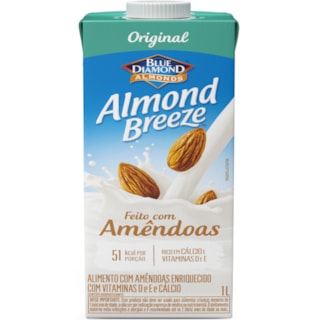 Bebida de Amêndoas Almond Breeze Original 1L