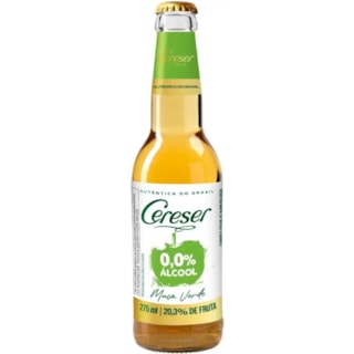Bebida Gaseificada Cereser Sem Álcool Sabor Maçã Verde 275ml