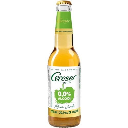 Bebida Gaseificada Cereser Sem Álcool Sabor Maçã Verde 275ml