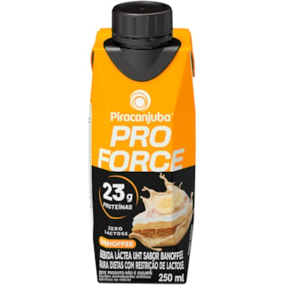 Bebida Láctea Piracanjuba Pro Force Sabor Banoffee 250ml