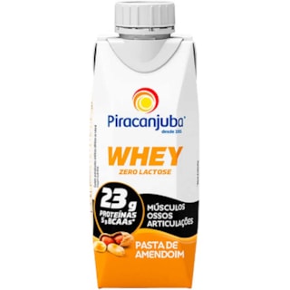 Bebida Láctea Piracanjuba Whey Pasta de Amendoim 250ml