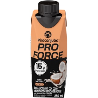 Bebida Láctea Piracanjuba Whey Pro Force Sabor Coco 250ml