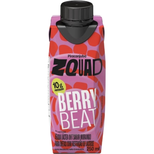 Bebida Láctea Piracanjuba Zquad Berry Beat 250ml