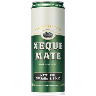 Bebida Mista Xeque Mate Sabor Mate, Rum, Guaraná e Limão 355ml