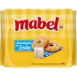 Biscoito Amanteigado Mabel Sabor Leite 300g
