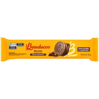 Biscoito Bauducco Recheado Sabor Chocolate 108g