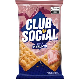 Biscoito Club Social Presunto 141g