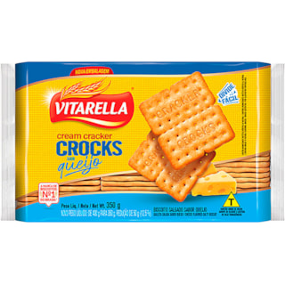 Biscoito Cream Cracker Vitarella Queijo 350g