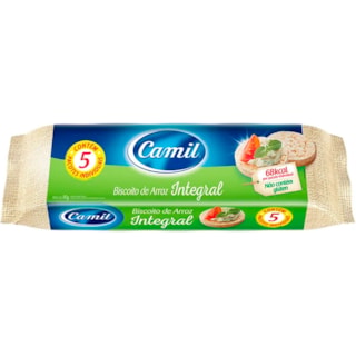 Biscoito de Arroz Camil Integral 5Un 18g