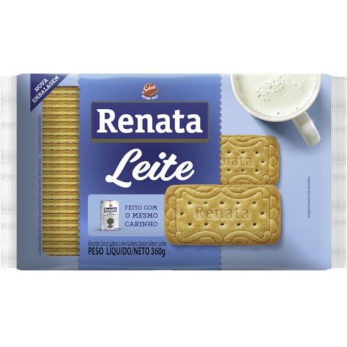 Biscoito de Leite Laminado Renata 360g